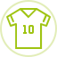 a small icon with a sports jersey